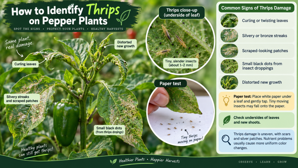How to Identify Thrips on Pepper Plants