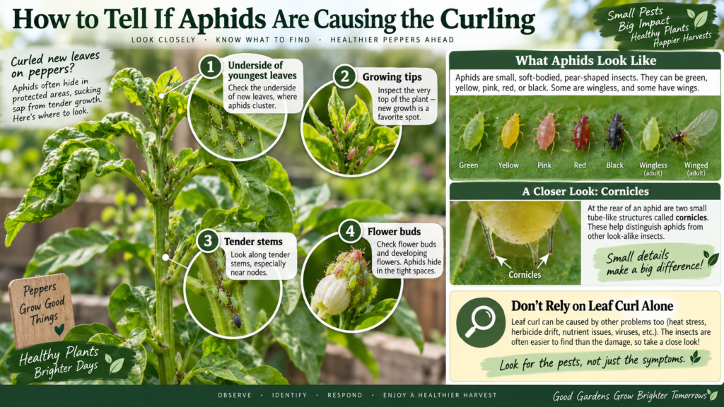 How to Tell If Aphids Are Causing the Curling