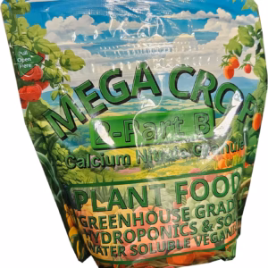 Mega Crop Calcium Nitrate 15.5-0-0 – 2-Part B Hydroponic Fertilizer