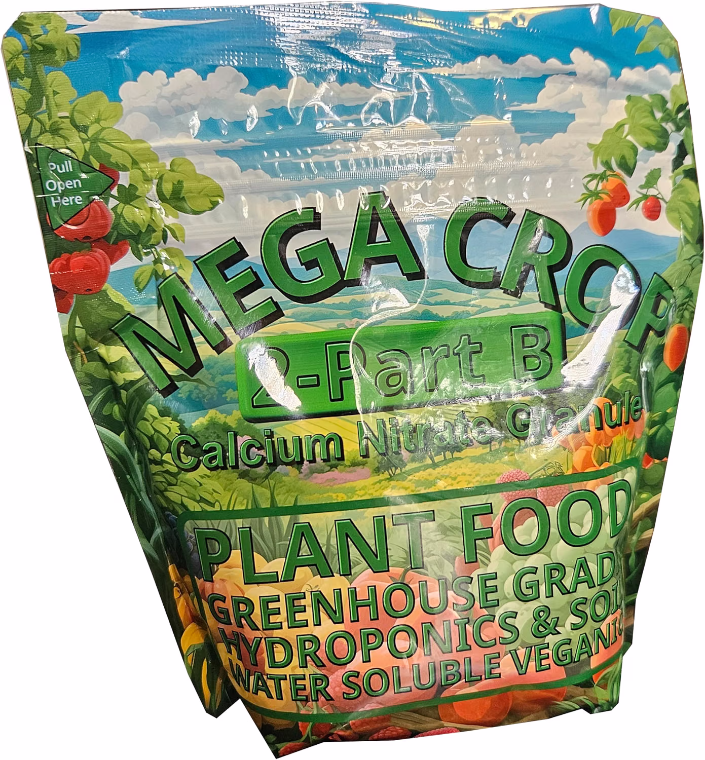 Mega Crop Calcium Nitrate 15.5-0-0 – 2-Part B Hydroponic Fertilizer