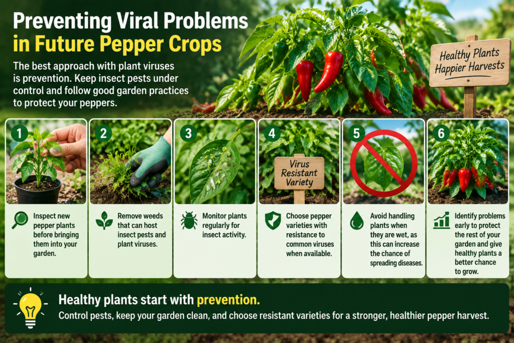 Preventing Viral Problems in Future Pepper Crops