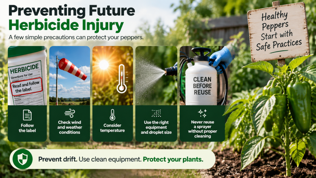 Preventing future herbicide injury