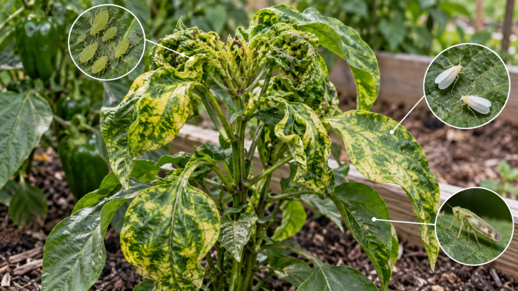 Viral Infection When Pepper Leaf Curling Is Caused by a Virus