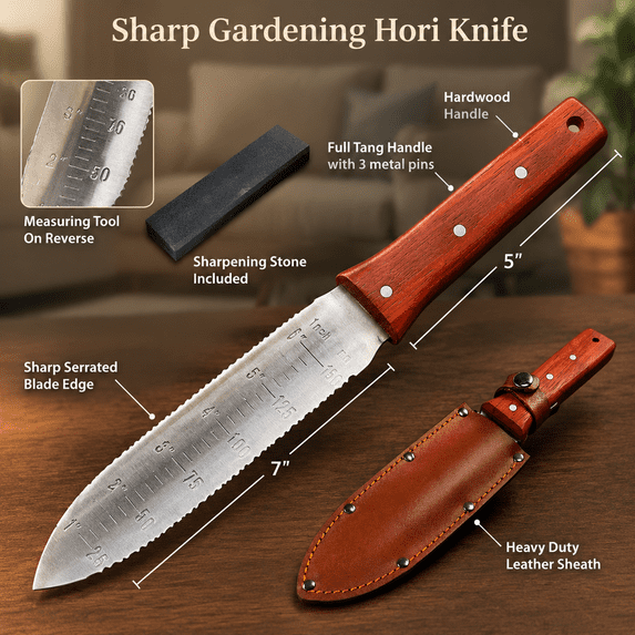 Black Iron best hori hori knife with full tang blade