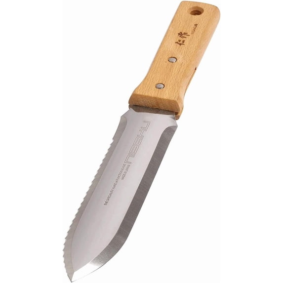Nisaku NJP650 best hori hori knife with depth markings