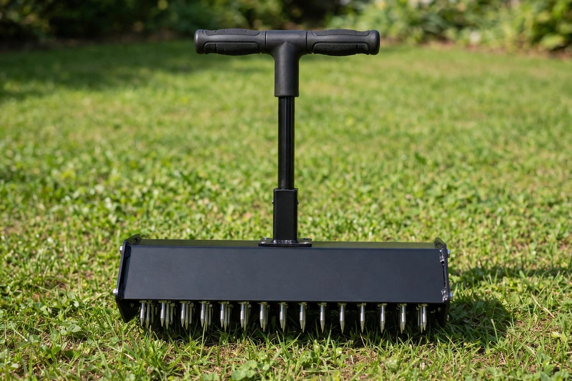 WORKPRO spike plate lawn aerator