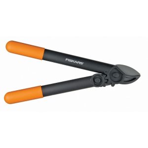 fiskars 15 inch powergear lopper compact anvil lopper with geared head