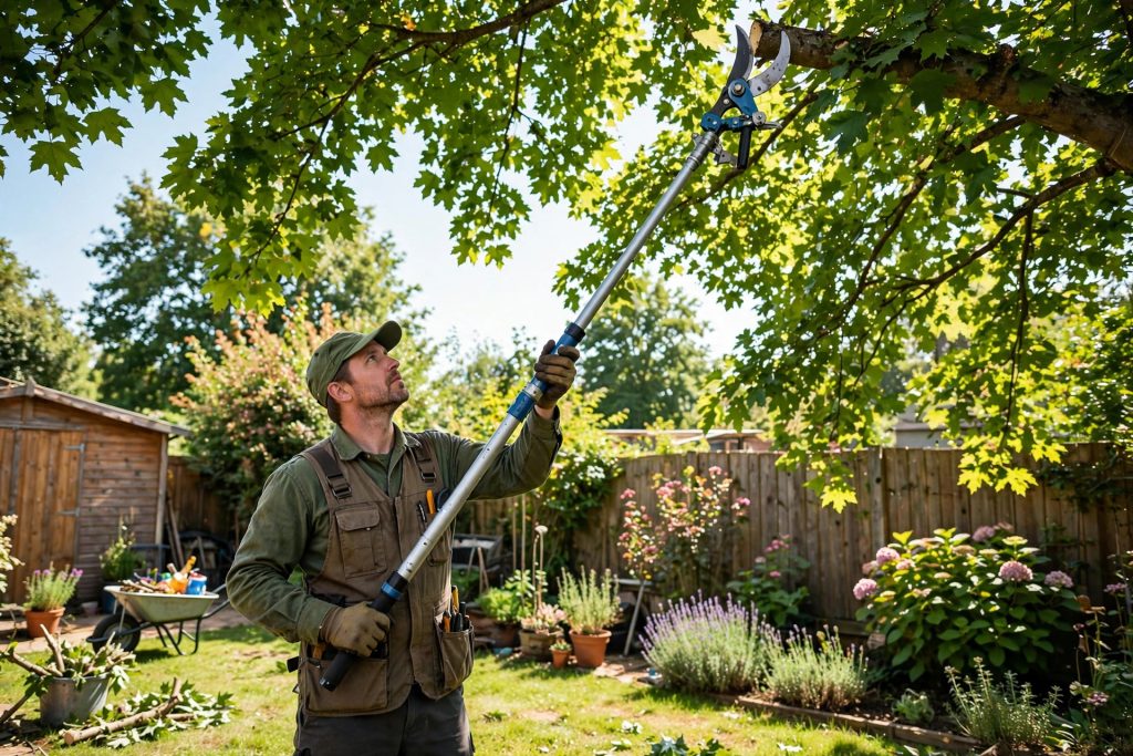 best loppers telescoping model pruning a high branch