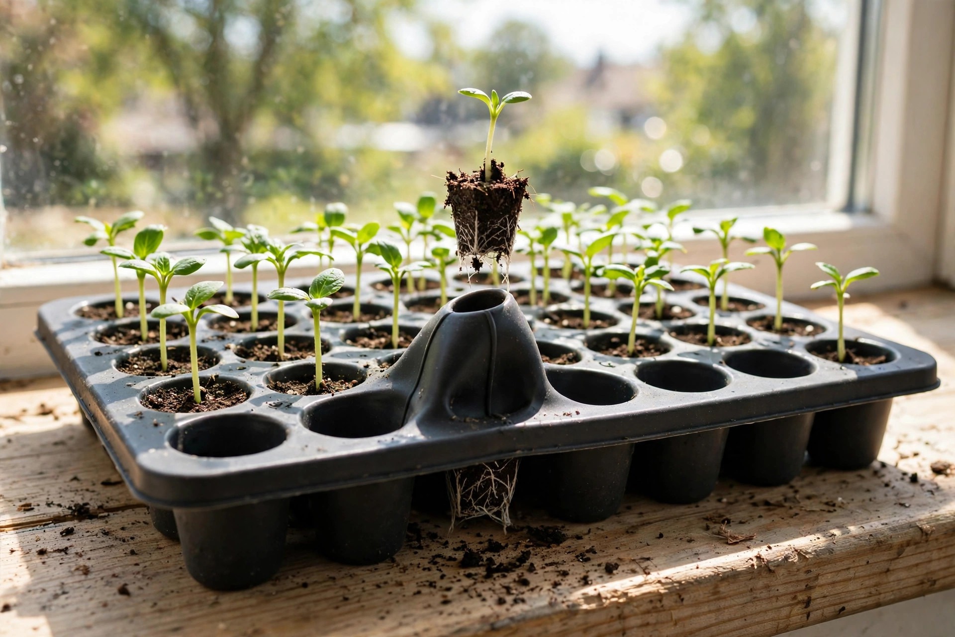 best seed starting trays Burpee SuperSeed 36-cell silicone tray