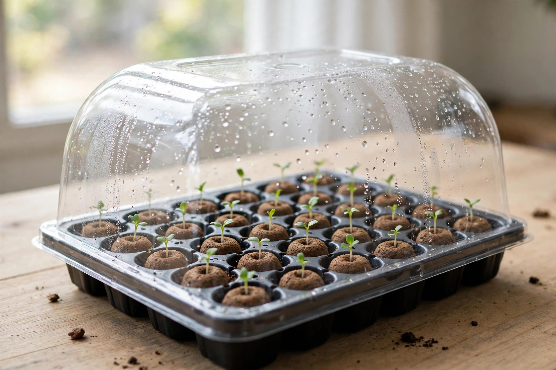 best seed starting trays Jiffy 36-cell greenhouse kit