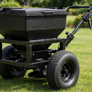 Spyker ERGO-PRO SPY50L-1P professional broadcast spreader with large pneumatic tires