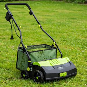 Earthwise DT71613 16 inch electric dethatcher with 45 spring pins