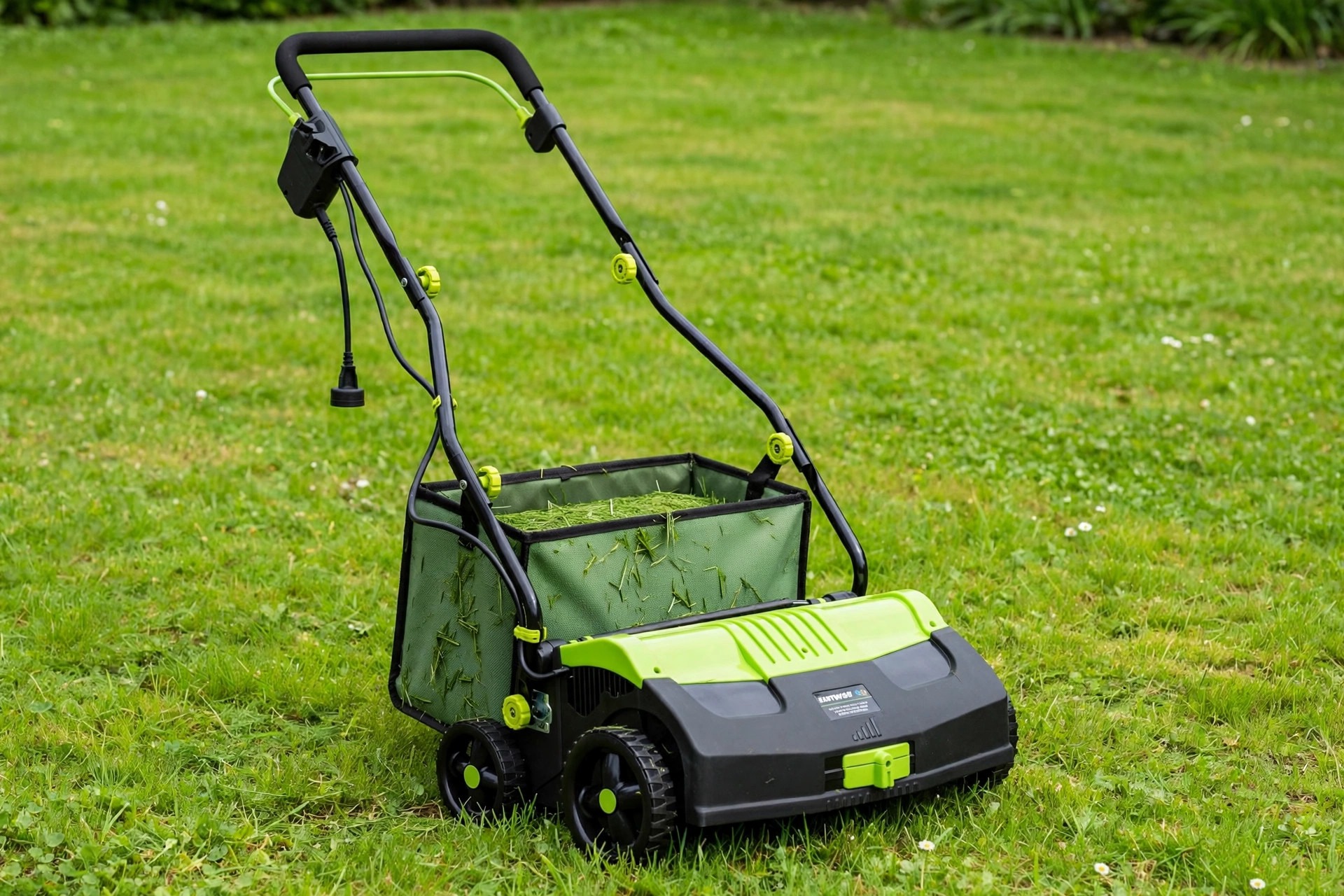 Earthwise DT71613 16 inch electric dethatcher with 45 spring pins