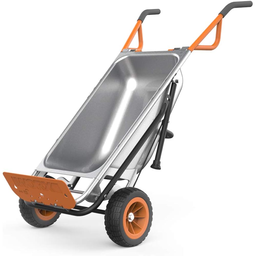 WORX WG050 Aerocart best garden cart for heavy loads