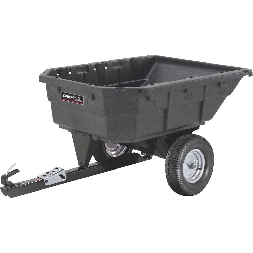 Ohio Steel Poly Swivel Dump Cart best garden cart for heavy loads