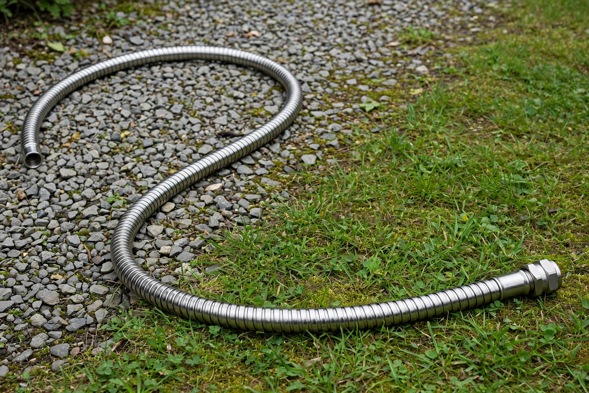 Bionic Steel Metal Garden Hose with 304 stainless steel shell, a garden hose that doesn't tangle