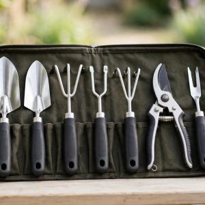 CHRYZTAL 7-piece budget stainless steel garden tool set