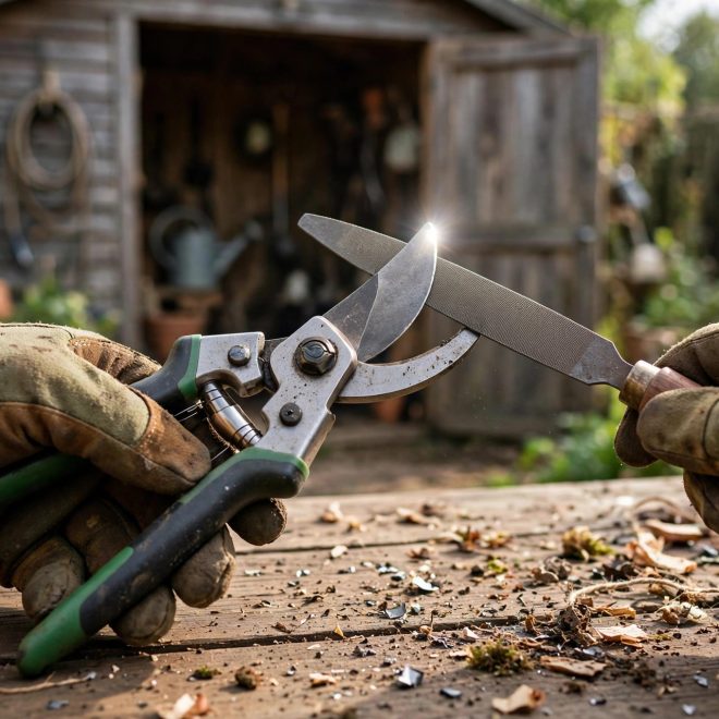 How to Sharpen Garden Tools (Shears, Loppers, Hoes)