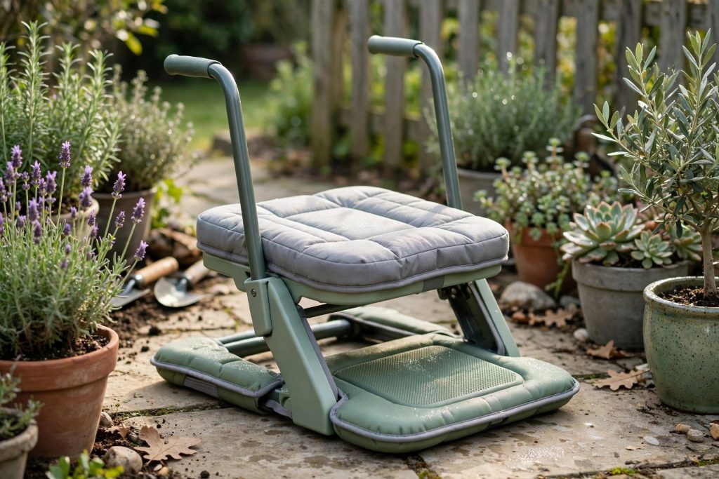 Outsunny 2 in 1 best garden kneeler with handles