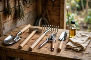 How to Clean, Oil and Store Garden Tools