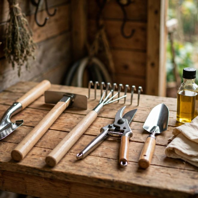 How to Clean, Oil and Store Garden Tools