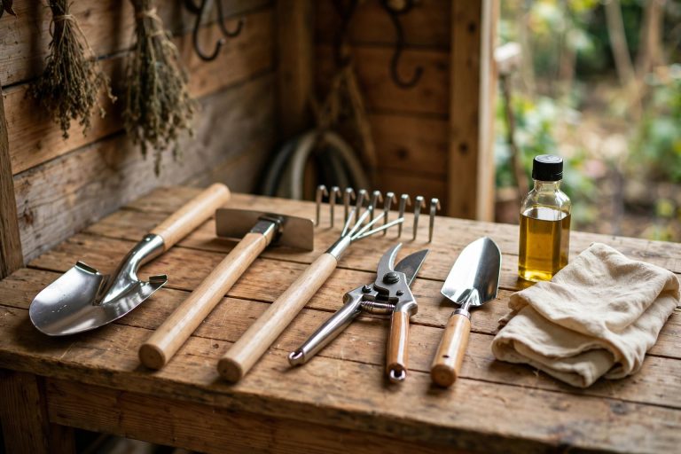 How to Clean, Oil and Store Garden Tools