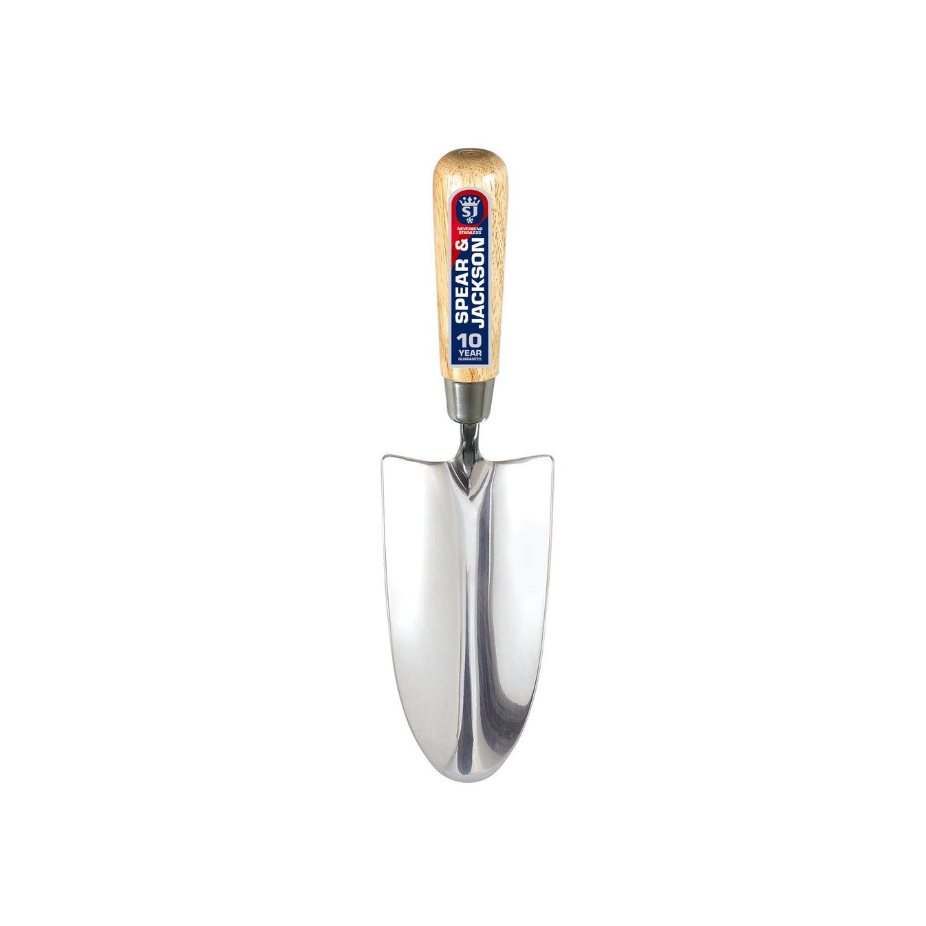 Spear and Jackson Neverbend stainless steel garden trowel