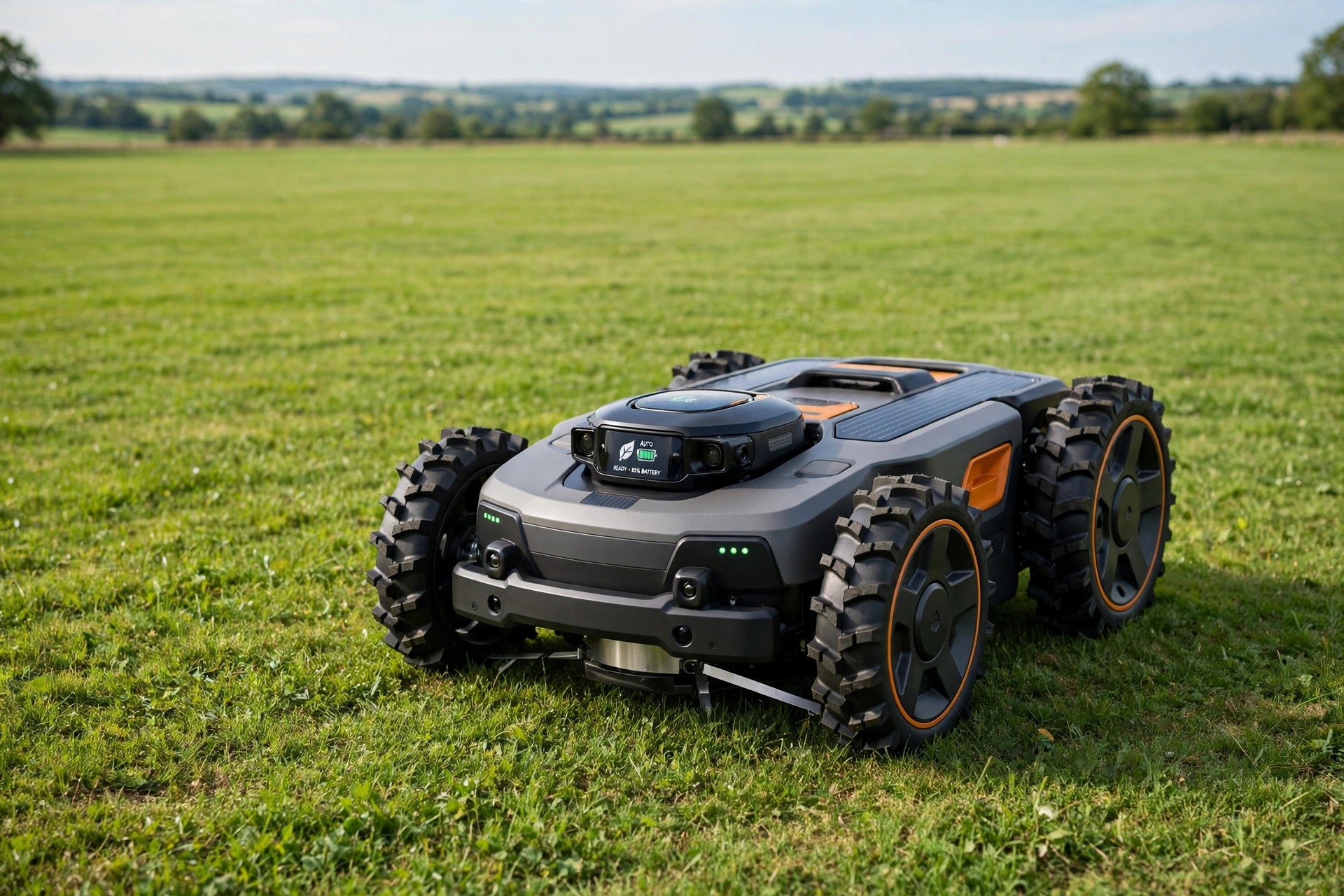 Segway Navimow X430 best robot lawn mower for large lawns with four wheel drive